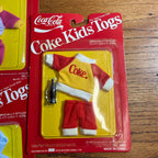 Coca Cola 1986 Coke Kids Togs BBI Toys Doll Fashions Doll Clothes Lot (5)