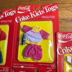 Coca Cola 1986 Coke Kids Togs BBI Toys Doll Fashions Doll Clothes Lot (5)