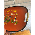 Vintage Banff National Park Alberta Canada Souvenir Tray Serving Mid-Century MCM