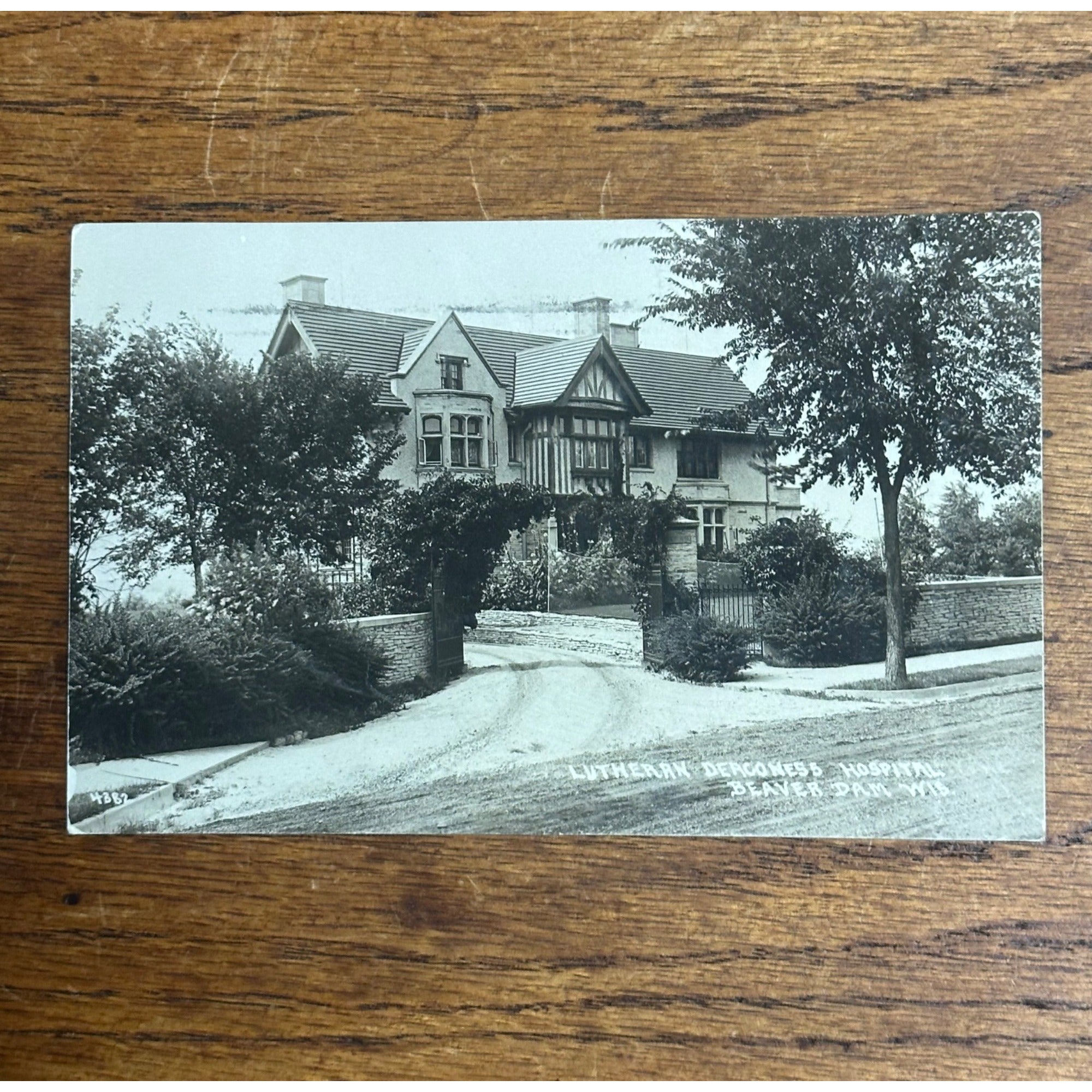 Beaver Dam Wis RPPC Postcard Lutheran Deaconess Hospital Wisconsin Photo