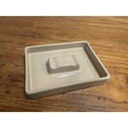 Vintage 1960s Kohler Company Porcelain Tan MCM Mid-Century Ashtray Wisconsin