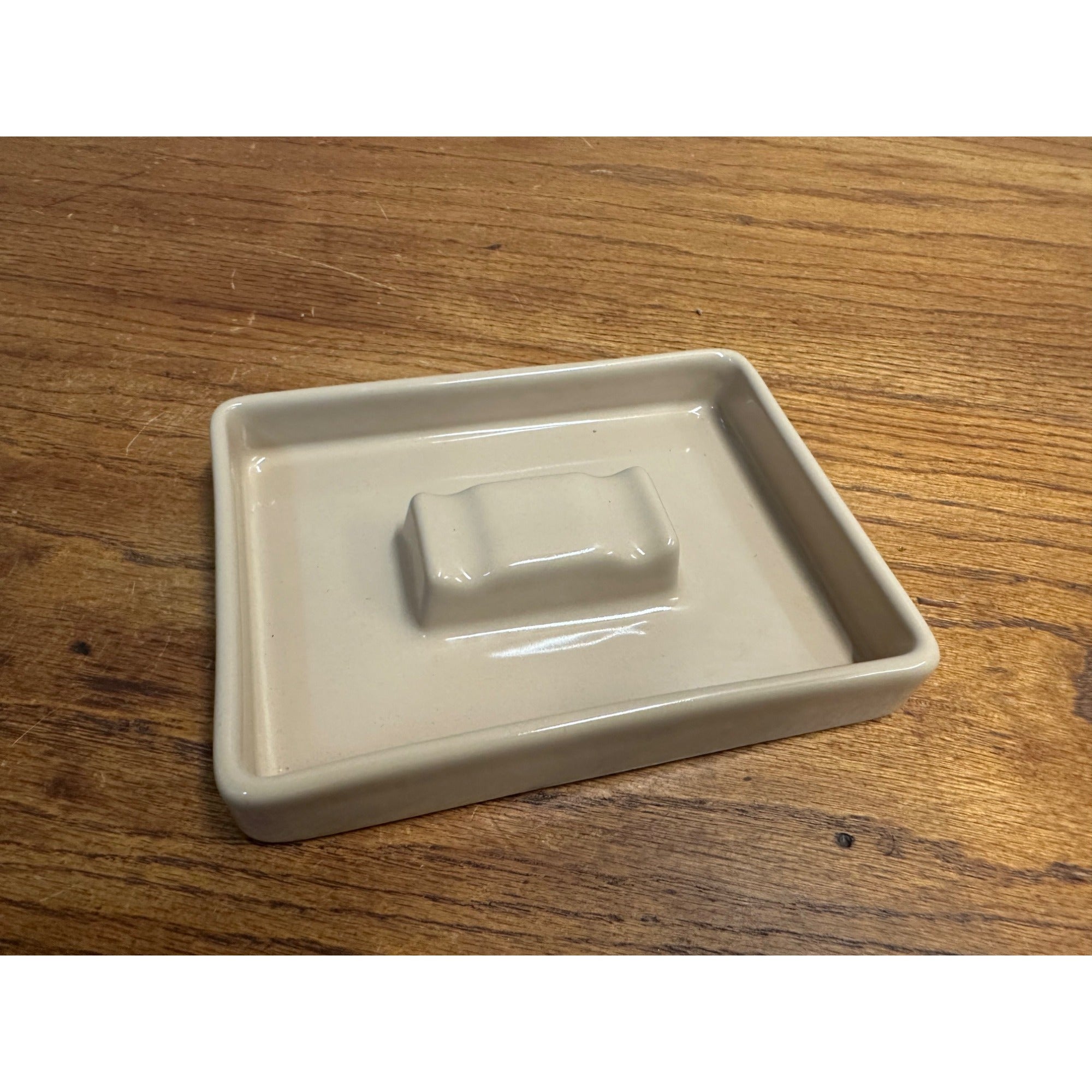 Vintage 1960s Kohler Company Porcelain Tan MCM Mid-Century Ashtray Wisconsin