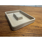 Vintage 1960s Kohler Company Porcelain Tan MCM Mid-Century Ashtray Wisconsin