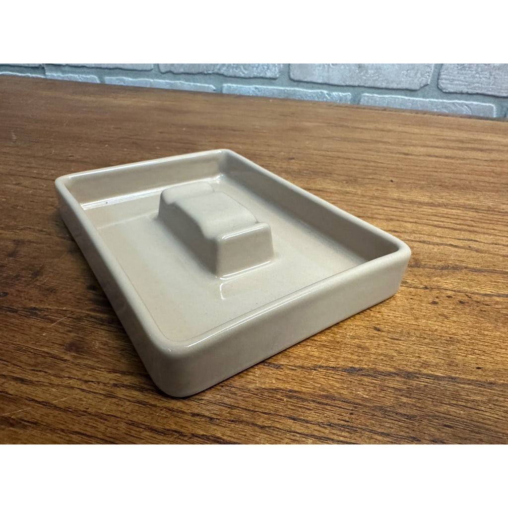 Vintage 1960s Kohler Company Porcelain Tan MCM Mid-Century Ashtray Wisconsin