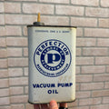 Vintage Perfection Vacuum Pump Oil Can One Quart Canco Size Delavan, Wisconsin