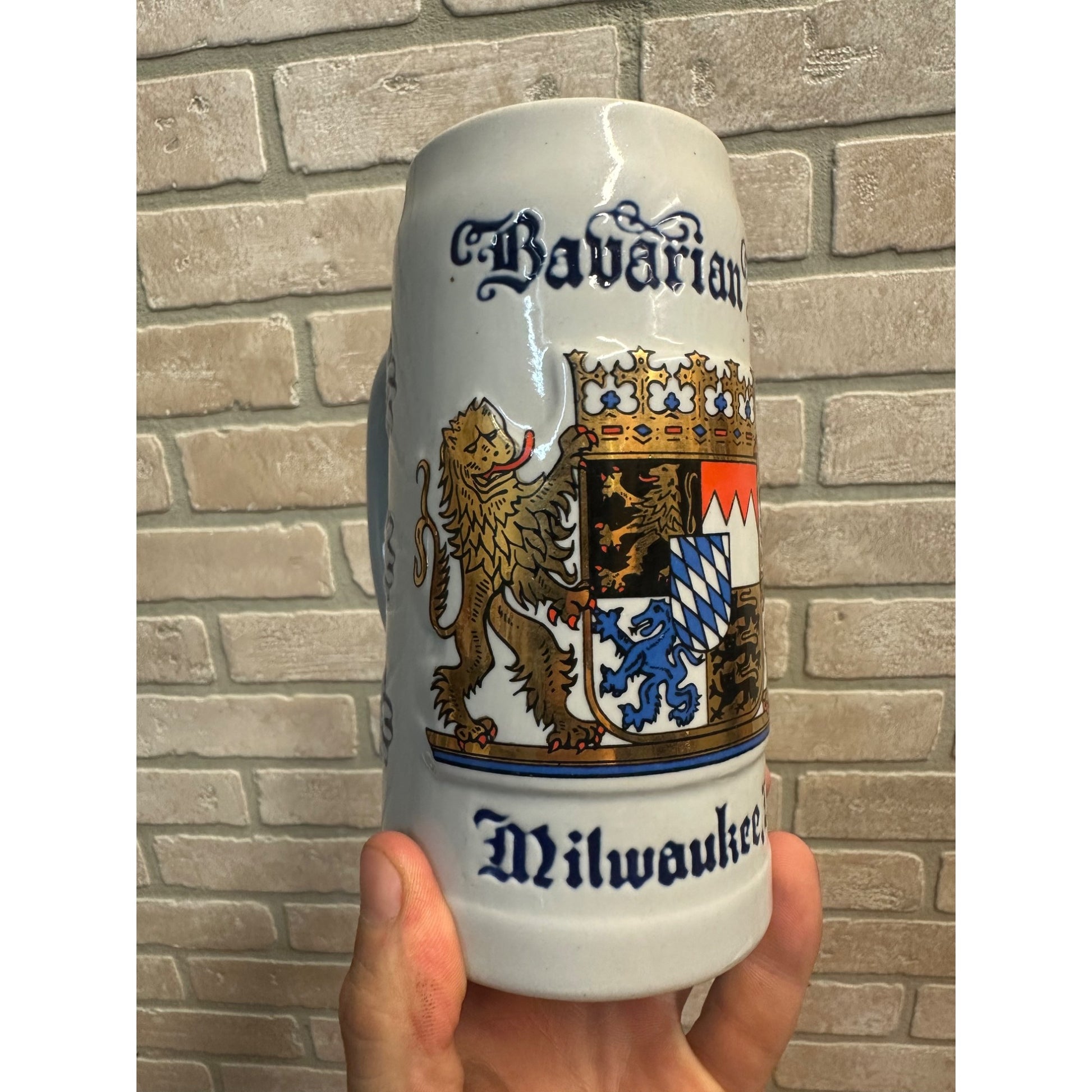Bavarian Inn Milwaukee Wisconsin Ceramarte Stein Mug Ceramic