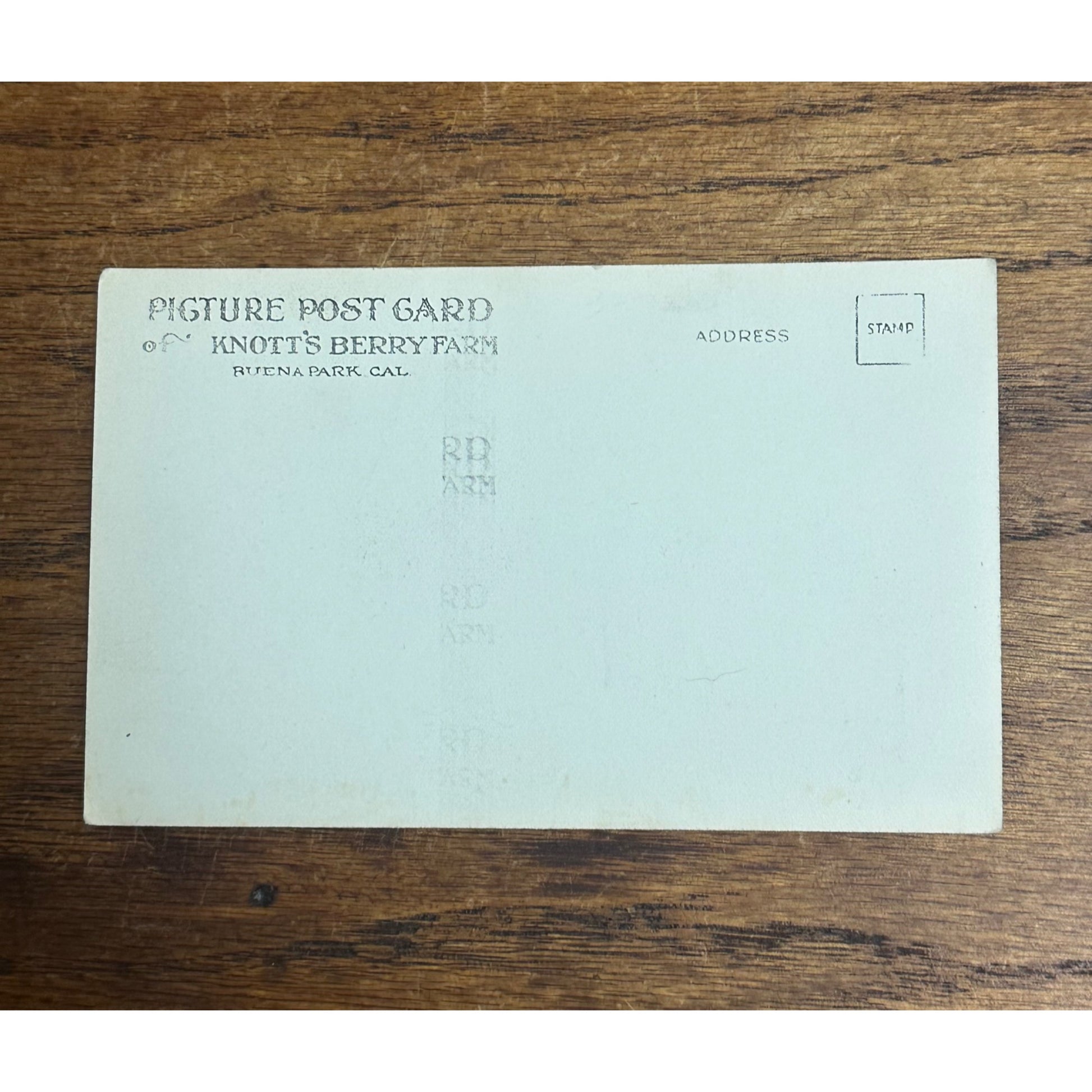 Vintage Postcard RPPC Knott's Berry Farm Ghost Town Buena Park CA Main St