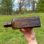 Antique Dr. J. Hostetter's Stomach Bitters  Square Early Medicine Pharmacy