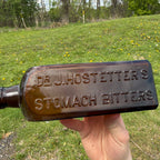 Antique Dr. J. Hostetter's Stomach Bitters  Square Early Medicine Pharmacy