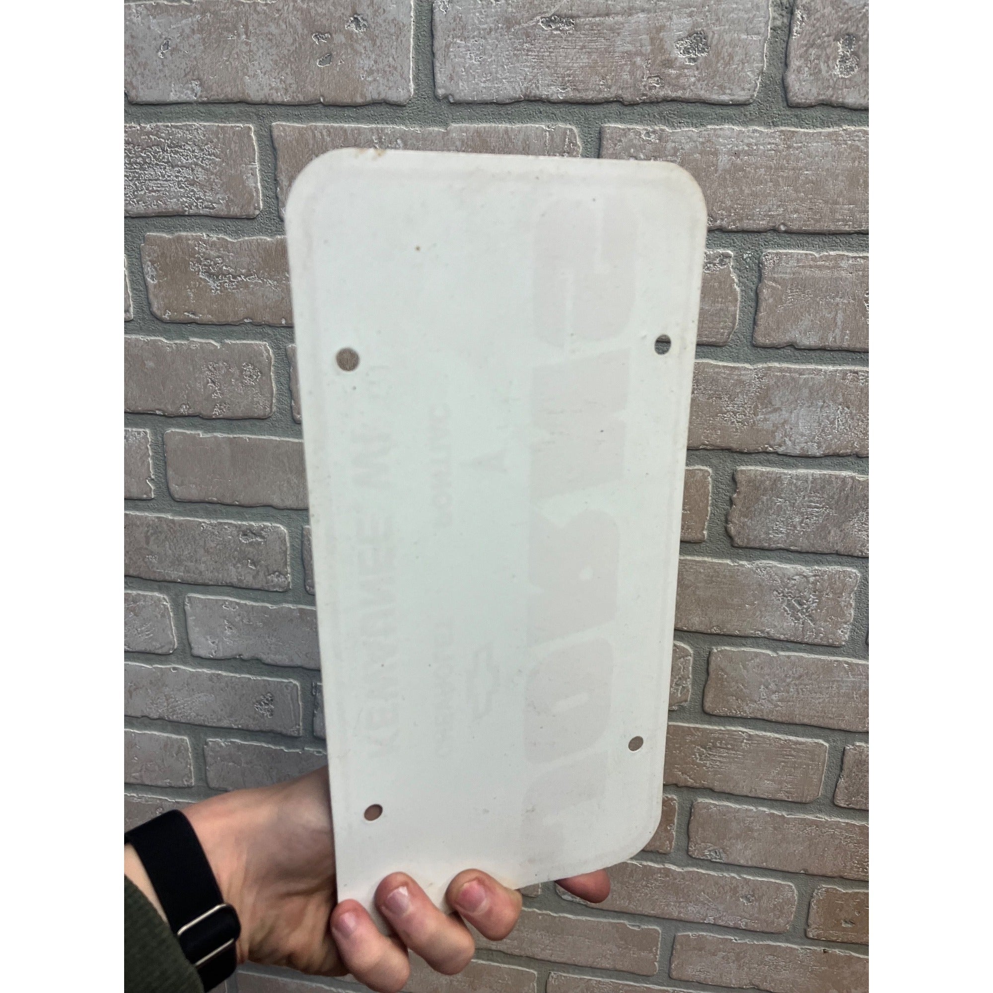 Vintage Jorns Chevrolet Chevy Kewaunee WI Dealership Booster License Plate