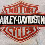 Vintage 1980s Harley Davidson Long Sleeve Sweater Shirt Medium Bob's Fond du Lac