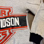 Vintage 1980s Harley Davidson Long Sleeve Sweater Shirt Medium Bob's Fond du Lac