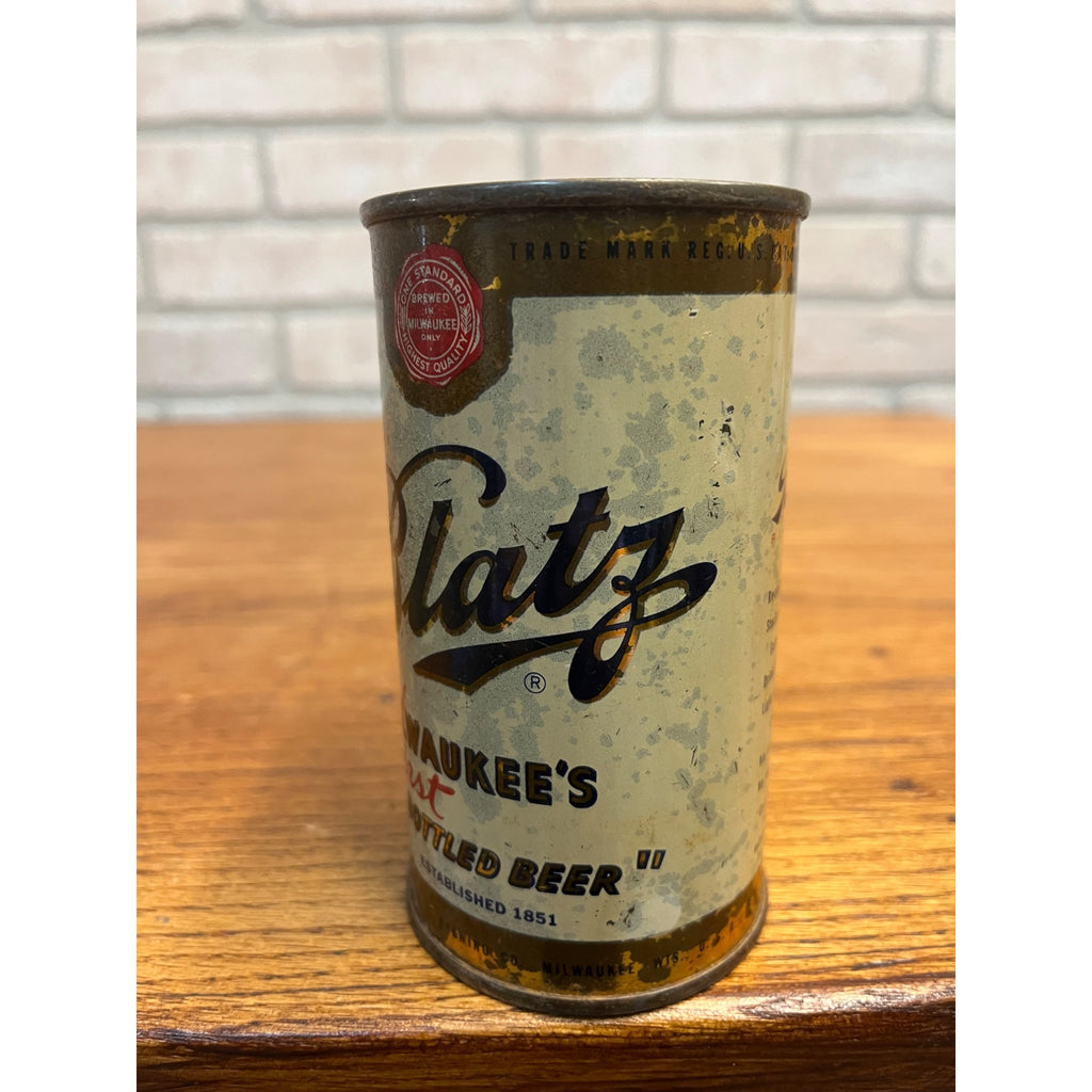 Vintage Blatz Milwaukee's First Flat Top Beer Can , Empty