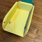Vintage Buddy L 13" Dump Truck Pressed Steel Toy -- Repainted -- Green & Yellow