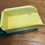 Vintage Buddy L 13" Dump Truck Pressed Steel Toy -- Repainted -- Green & Yellow