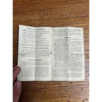 Original - Early Undated Modern Backgammon Rules - Parker Brothers 8 Pages