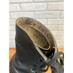 Vintage Black Combat Boots Vietnam War United States Armed Forces Panco Military Footwear Circa 1966