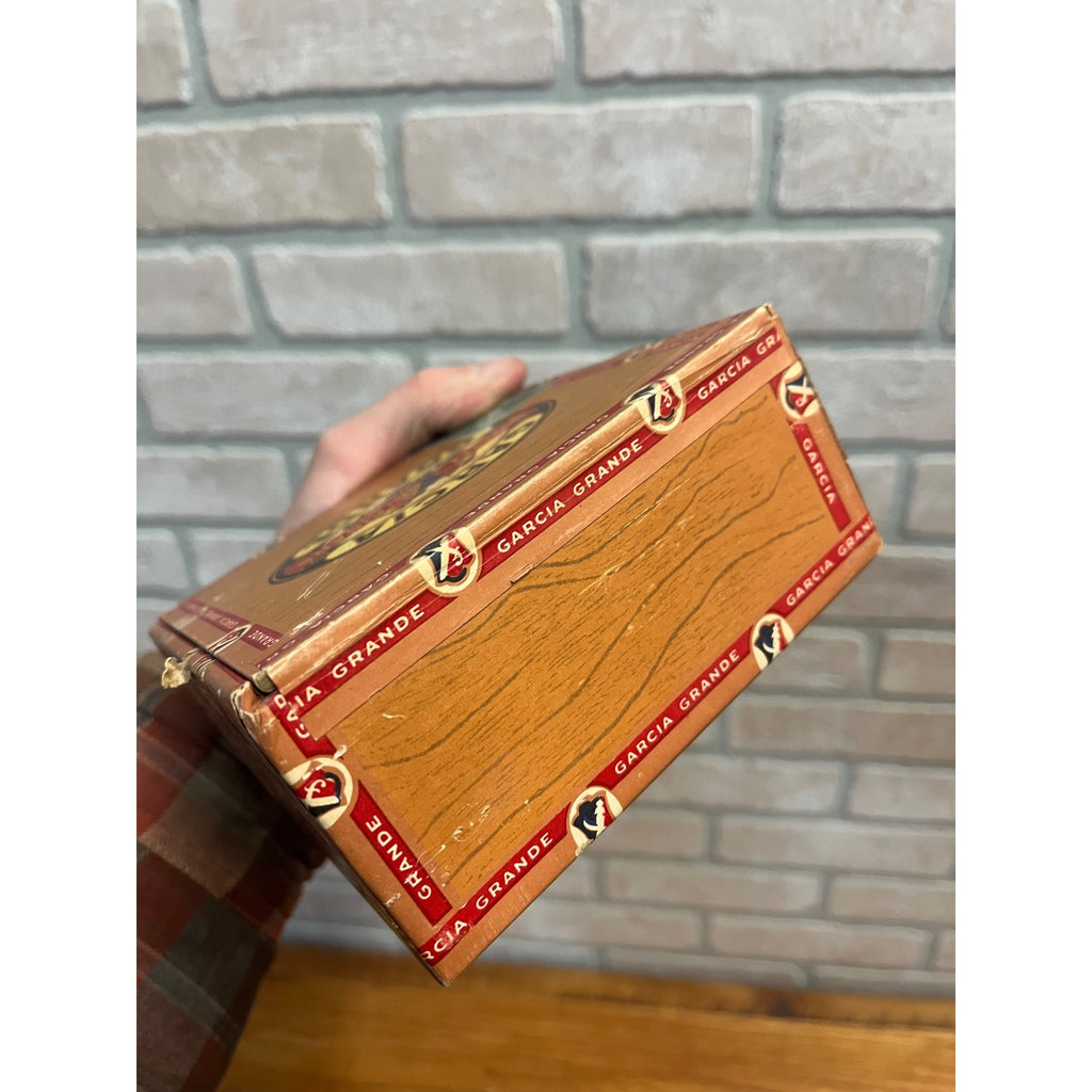 Vintage Garcia Grande Cigars Cubs Advertising Box Empty Small Pensylvania