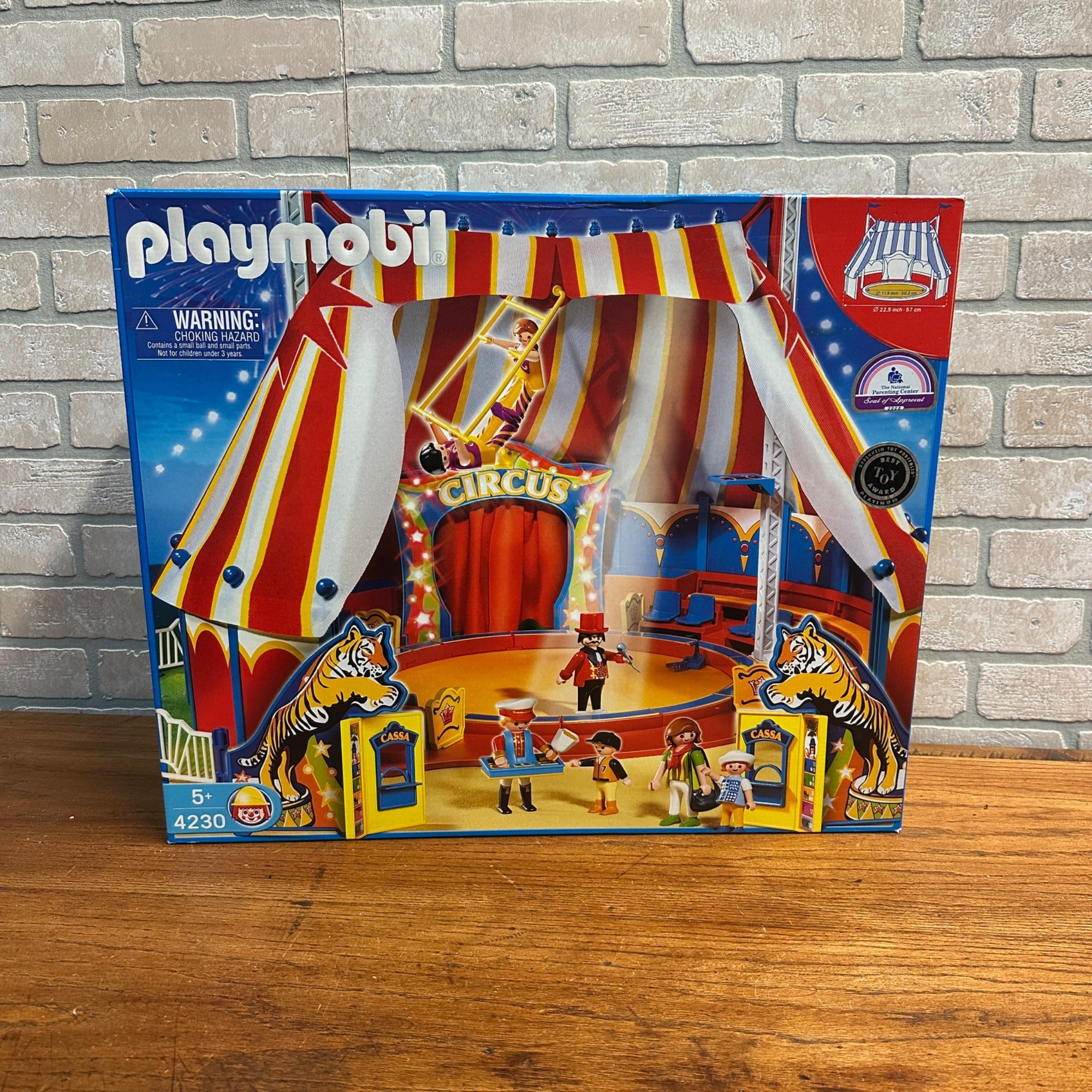 Playmobil #4230 Circus Big Top 2006 Open Box Used