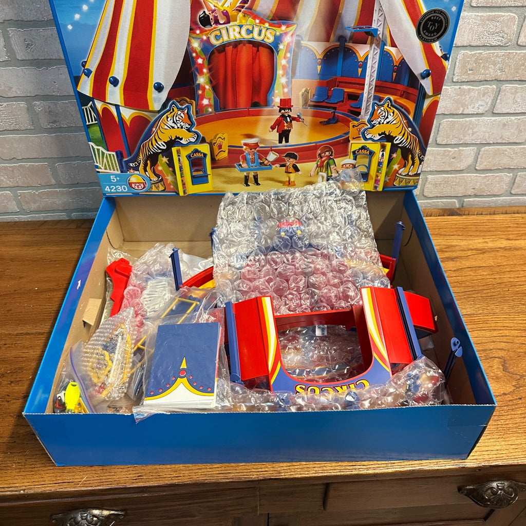 Playmobil #4230 Circus Big Top 2006 Open Box Used