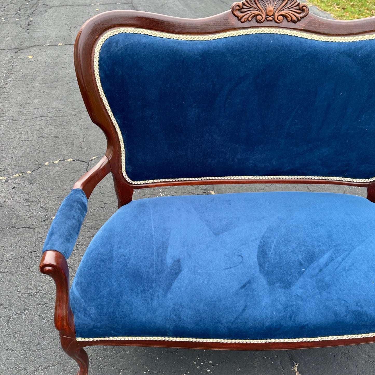 Antique Victorian Sofa Settee Refinished