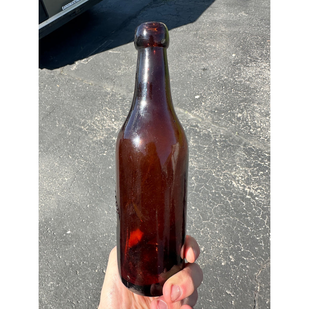 Vintage Phil Scheuermann Brewery Hancock Michigan Beer Bottle 9.25"