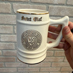 Vintage Saint Olaf College Ceramic Beer Stein Mug W.C. Bunting Co. Minnesota MN