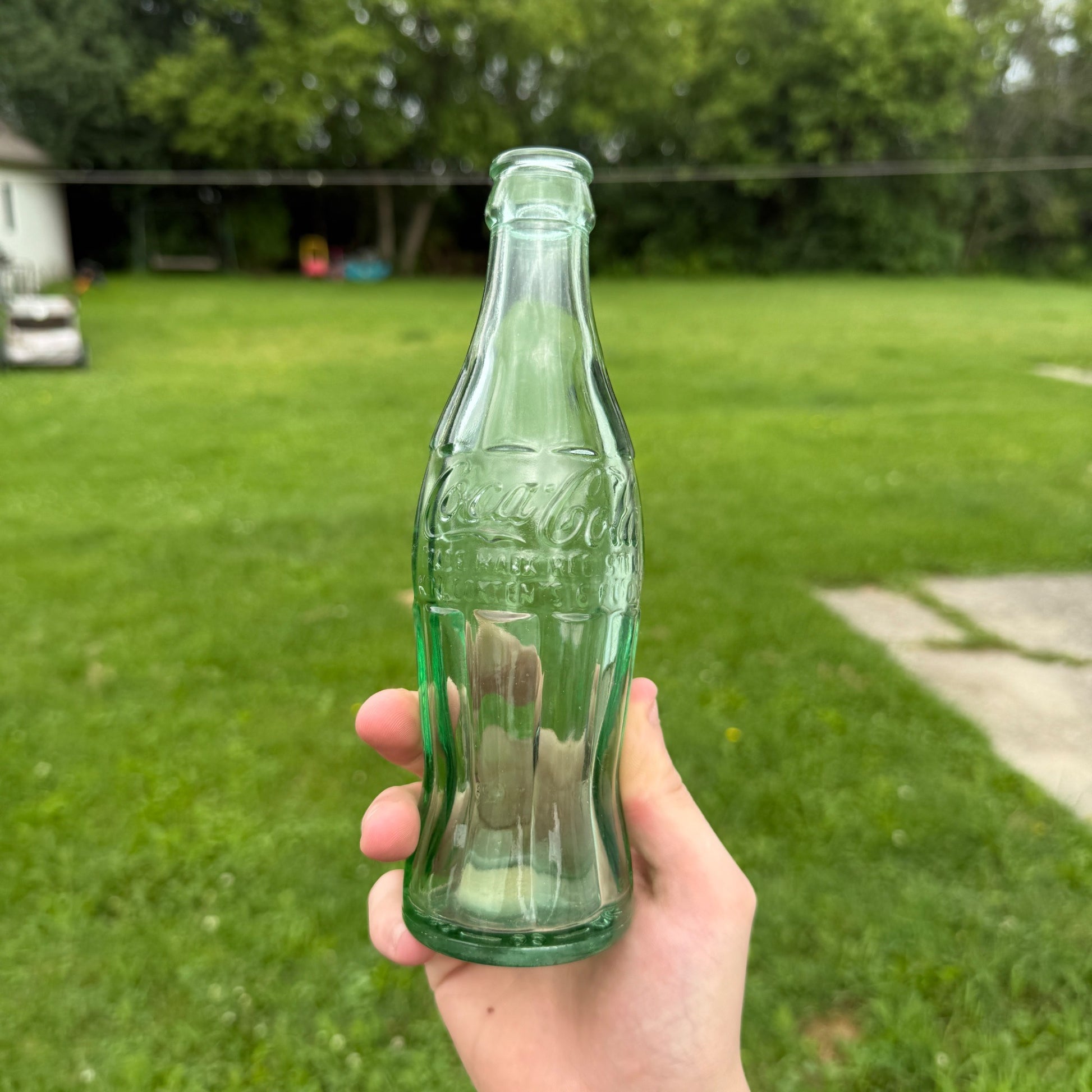 Vintage Coca Cola 6oz Hobbleskirt Bottle~ Colorado Springs Co - Christmas Dec 25 1923