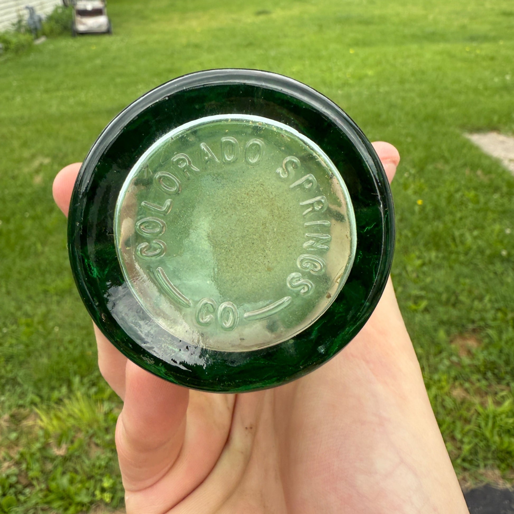 Vintage Coca Cola 6oz Hobbleskirt Bottle~ Colorado Springs Co - Christmas Dec 25 1923