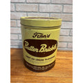 Vintage Fenn's Butter Brickle Ice Cream Tin 27lbs Sioux Falls, SD Advertising Can