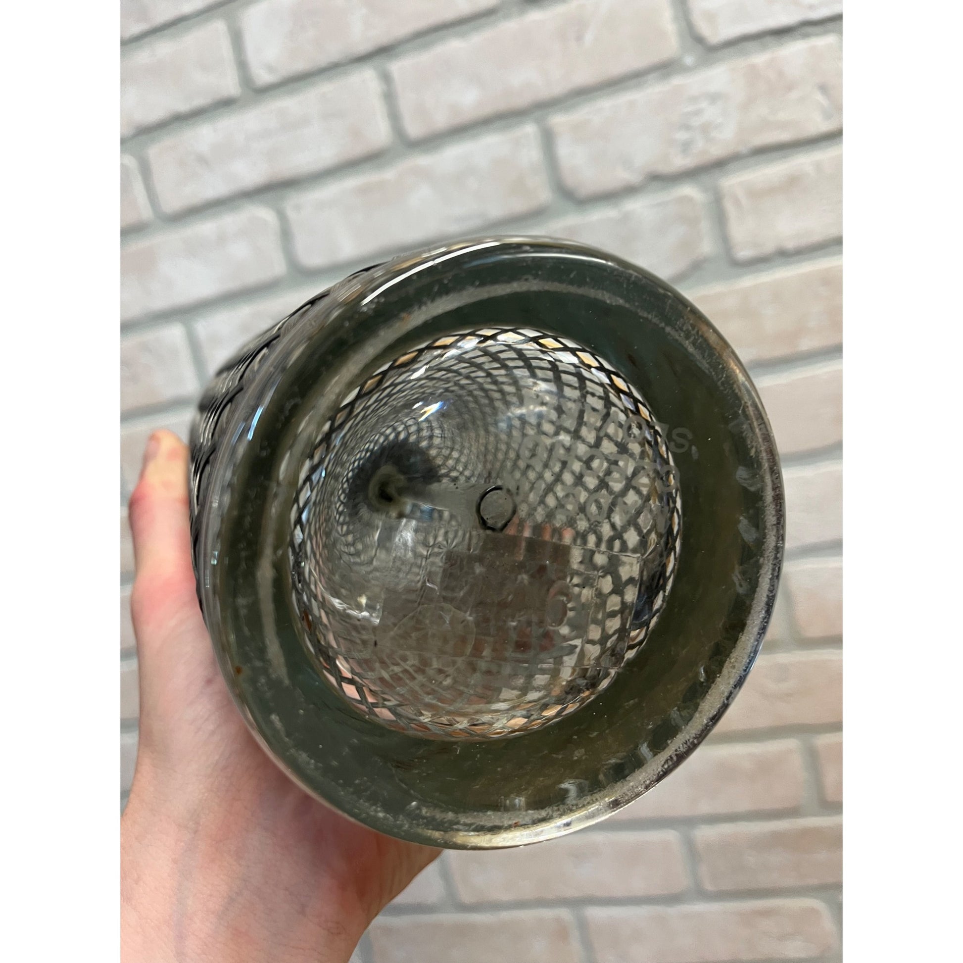 Vintage Art Deco 1930s SPARKLETS Soda Siphon Seltzer Bottle Wire Mesh Barware