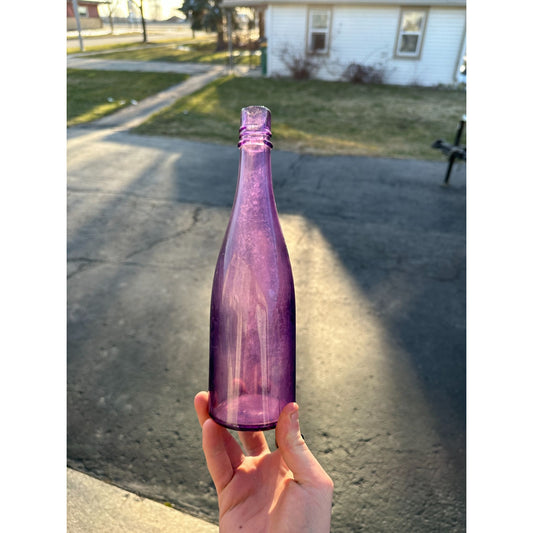 1800s PACIFIC VINEGAR AND PICKLE WORKS PURPLE AMETHYST SAN FRANCISCO BOTTLE