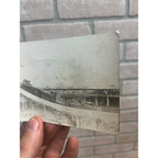 Original Photo of Towing Mule Tow Engine Panama Canal Locks Railroad Train