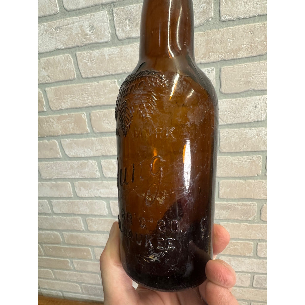 Pre-Pro Jung Brewing Co. Milwaukee Amber Brown Beer Bottles WI Wis