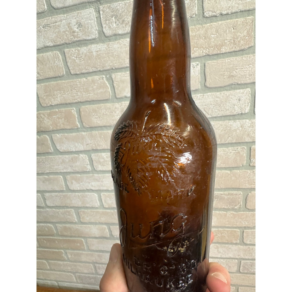 Pre-Pro Jung Brewing Co. Milwaukee Amber Brown Beer Bottles WI Wis