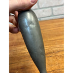 Antique 19th c. Dutch Pewter Flower Bud Vase Marked "Hoorn" Primitive