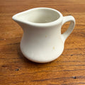 Vintage Homer Laughlin White Creamer Pitcher Farmhouse Restaurant Ware Ironstone