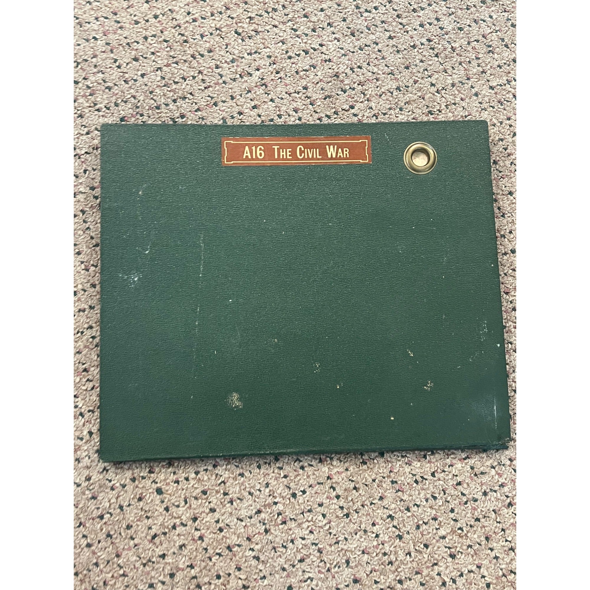 Denoyer Geppert Social Science Maps A16 The Civil War Virginia Vicksburg Fold-Out