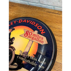 Harley Davidson Motorcycles 16” Round Bubble Lighted Plastic Pub Bar Sign