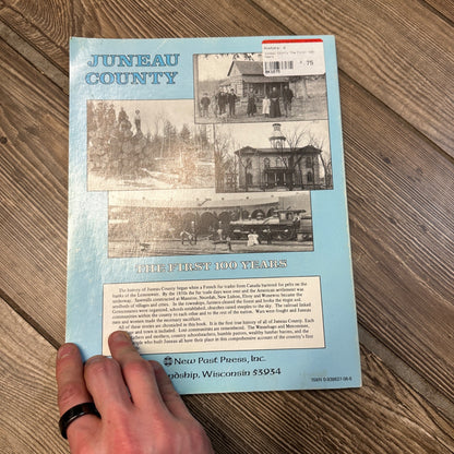 Juneau County Wisconsin Softcover History Book 100 Years Necedah