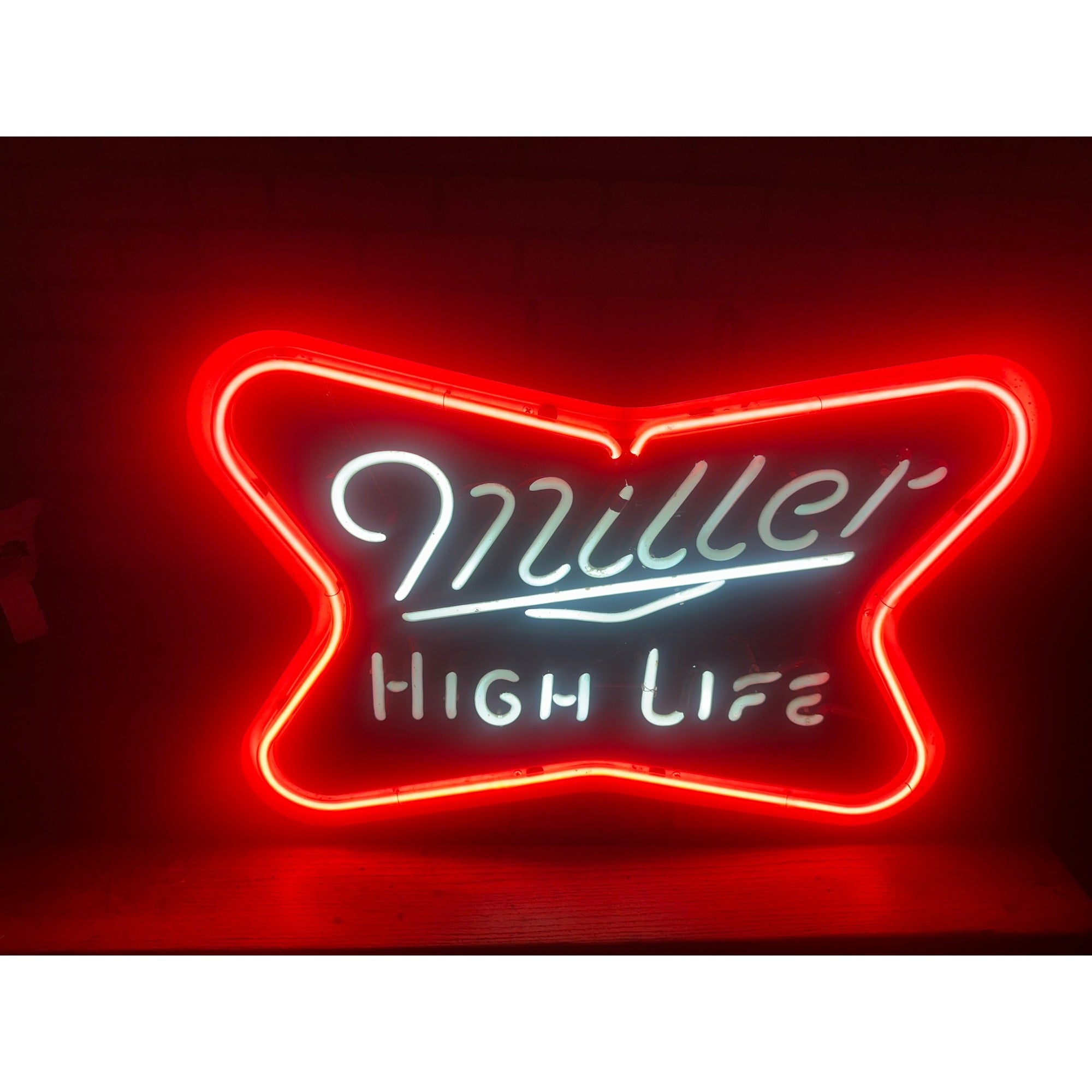 Vintage Miller High Life Beer Tavern Neon Sign Works