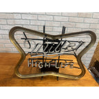 Vintage Miller High Life Beer Tavern Neon Sign Works
