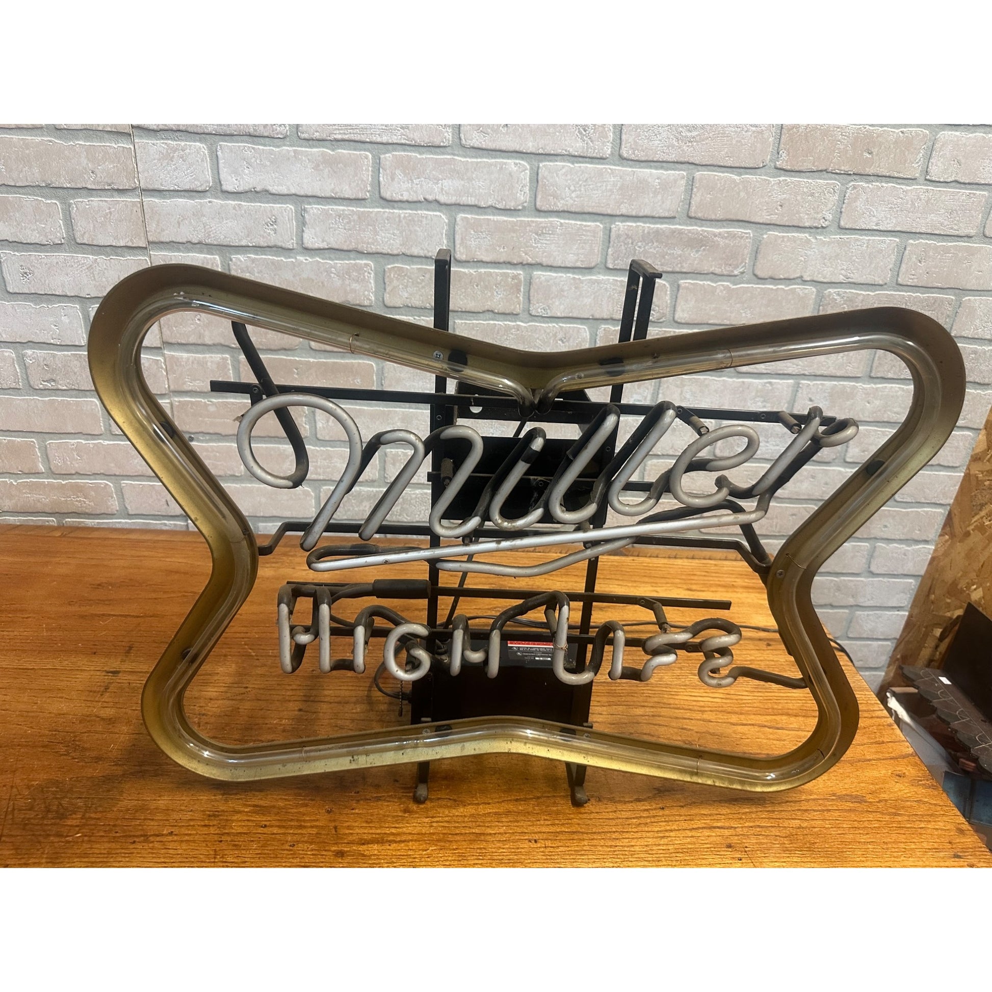 Vintage Miller High Life Beer Tavern Neon Sign Works
