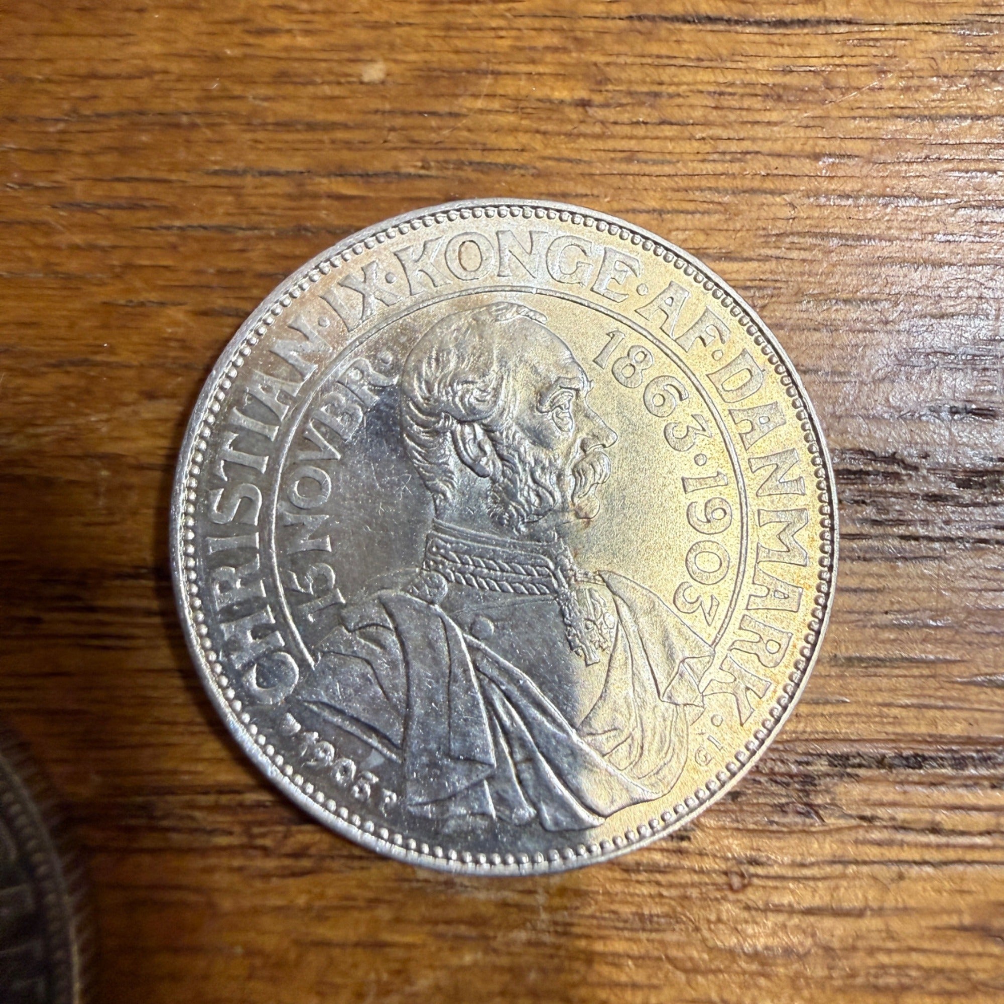 (2) 1903 P Denmark 2 Kroner Silver Fine  Coins