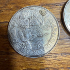 (2) 1903 P Denmark 2 Kroner Silver Fine  Coins