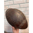 Vintage c1940s Spalding Leather Football Early White Stripes 8-Lace - J5V?