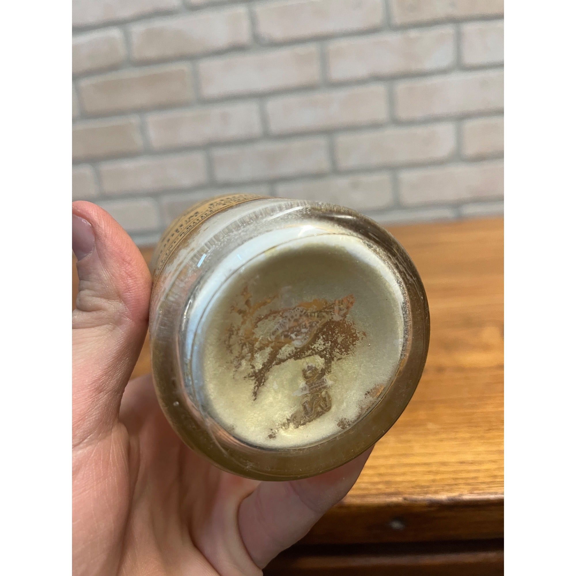 Vintage Mallinckrodt Chemical Works Pharmaceutical Glass Apothecary Jar w/ Lid