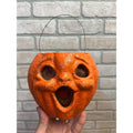 Vintage 1950s Halloween Jack o' Lantern JOL DOUBLE-SIDED Choir Boy Paper Mache Pulp