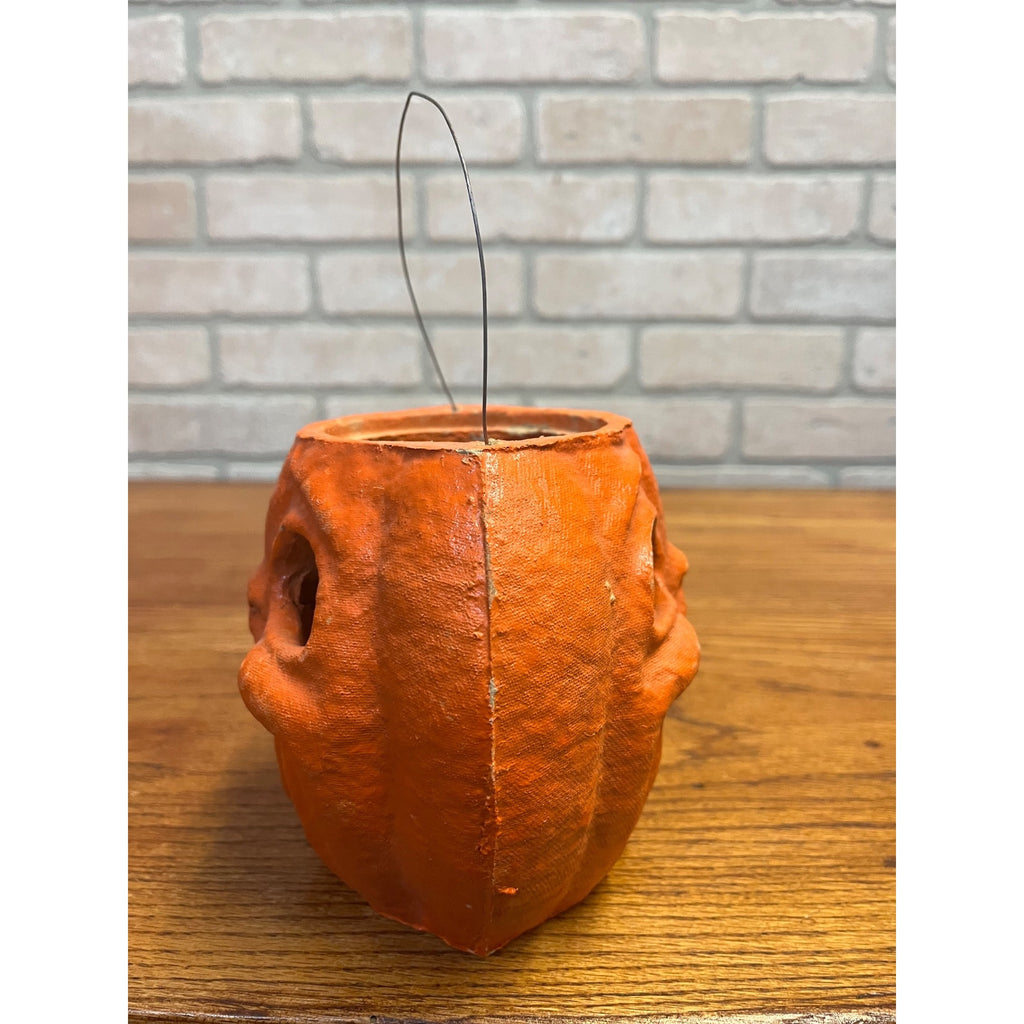 Vintage 1950s Halloween Jack o' Lantern JOL DOUBLE-SIDED Choir Boy Paper Mache Pulp
