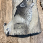 George Turner Art Whitetail Deer & Wolf  w/ COA Stag Limited Edition Rare Artwork Plaque